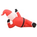 Nadmuchiwany Święty Mikołaj z LED, IP44, czerwony, 360 cm, XXL