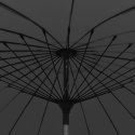 Parasol ogrodowy na słupku aluminiowym, 270 cm, antracytowy