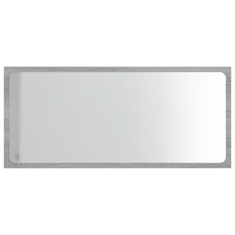 2-częściowy zestaw mebli łazienkowych, szary dąb sonoma