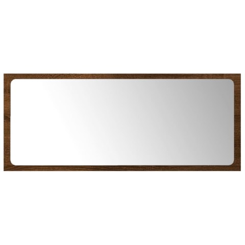 2-częściowy zestaw mebli łazienkowych, brązowy dąb