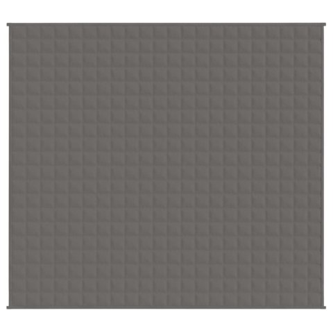 Koc obciążeniowy, szary, 200x225 cm, 13 kg, tkanina