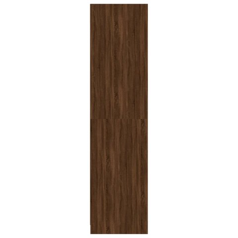 Szafa, brązowy dąb, 100x50x200 cm, materiał drewnopochodny