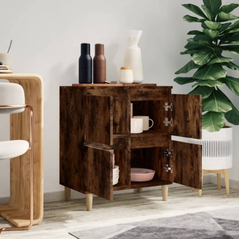 Komoda, przydymiony dąb, 60x35x70 cm, materiał drewnopochodny