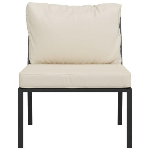 Krzesła ogrodowe z piaskowymi poduszkami, 2 szt., 60x74x79 cm