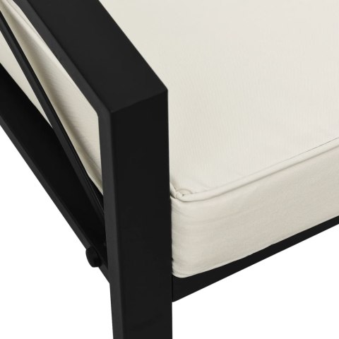 Krzesła ogrodowe z piaskowymi poduszkami, 2 szt., 68x76x79 cm