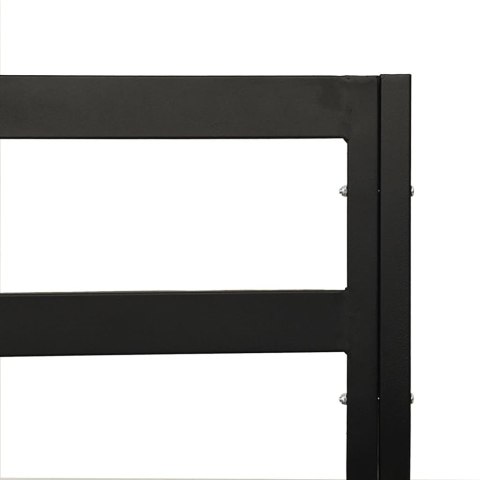 Krzesła ogrodowe z szarymi poduszkami, 2 szt, 62x75x79 cm, stal