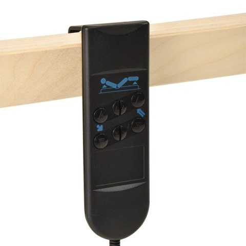 Elektryczny stelaż do łóżka z 28 listwami, 7 stref, 70 x 200 cm