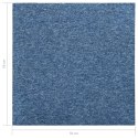 Podłogowe płytki dywanowe, 20 szt., 5 m², 50x50 cm, niebieskie