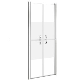 Drzwi prysznicowe, szkło częściowo mrożone, ESG, 91x190 cm