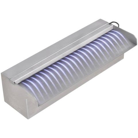 Fontanna/wodospad do basenu, 30 cm, z oświetleniem LED Fontanna/wodospad do basenu, 30 cm, z oświetleniem LED