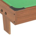 Mini stół bilardowy na 3 nogach, 92x52x19 cm, brązowo-zielony