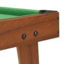 Mini stół bilardowy na 3 nogach, 92x52x19 cm, brązowo-zielony