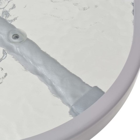 8-cz. zestaw mebli ogrodowych, stal i textilene, szary