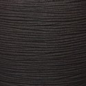 Capi Owalna donica Nature Rib, 43 x 41 cm, czarna, KBLR933