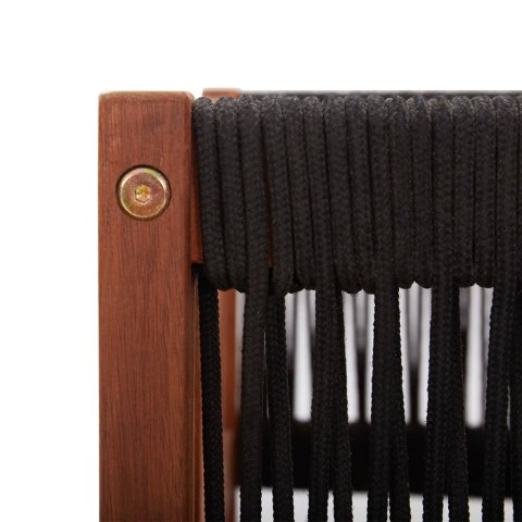 Sofa ogrodowa, 2-osobowa, lite drewno akacjowe