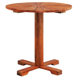 Stolik bistro, 70x70 cm, lite drewno akacjowe