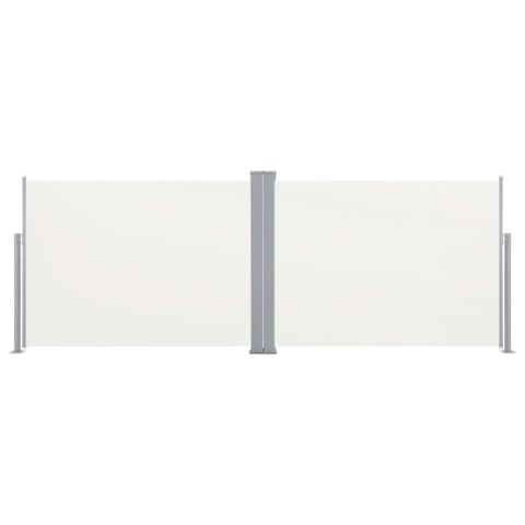 Zwijana markiza boczna, kremowa, 100 x 1000 cm