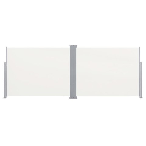 Zwijana markiza boczna, kremowa, 140 x 1000 cm