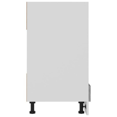 Szafka na piekarnik, szarość betonu 60x46x81,5 cm płyta wiórowa