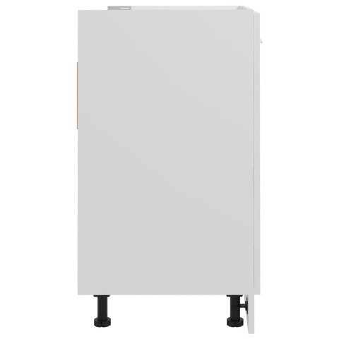 Szafka pod zlew, biała, 80x46x81,5 cm, płyta wiórowa