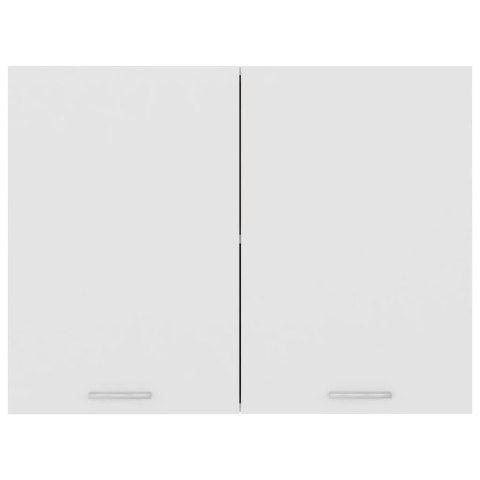 Szafka wisząca, biała, 80x31x60 cm, płyta wiórowa