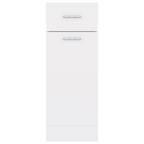 Szafka z szufladą, biała, 30x46x81,5 cm materiał drewnopochodny