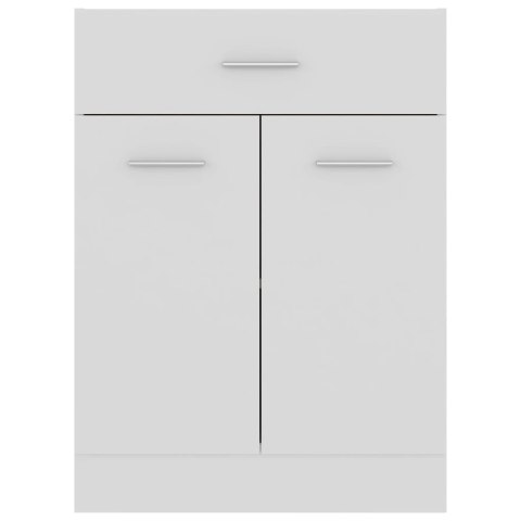 Szafka z szufladą, biała, 60x46x81,5 cm, płyta wiórowa