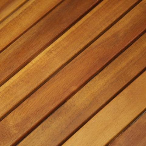 3-cz. składany zestaw bistro z poduszkami, lite drewno akacjowe