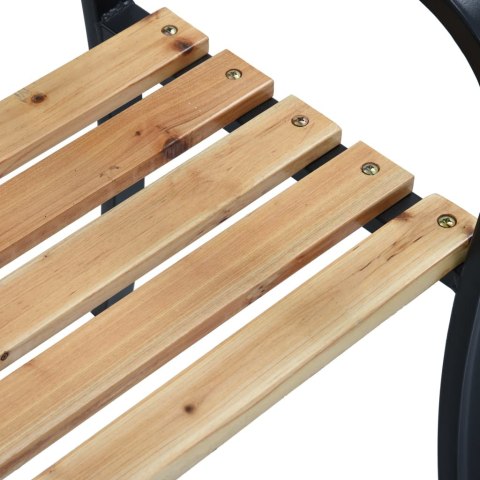 Ławka ogrodowa, 120 cm, drewno