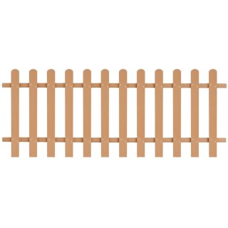 Płot sztachetowy, WPC, 200x80 cm