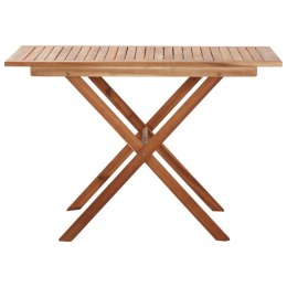 Stół ogrodowy, 110x67x74 cm, lite drewno akacjowe