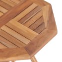 Składany stolik ogrodowy, 45x45x45 cm, lite drewno tekowe
