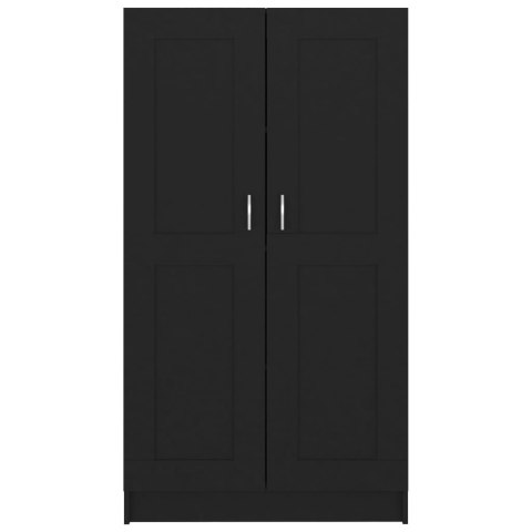 Szafka na książki, czarna, 82,5 x 30,5 x 150 cm, płyta wiórowa