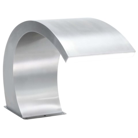 Fontanna do basenu z LED, stal nierdzewna, 30x60x45 cm Fontanna do basenu z LED, stal nierdzewna, 30x60x45 cm