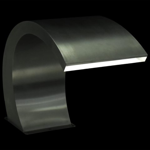 Fontanna do basenu z LED, stal nierdzewna, 30x60x45 cm Fontanna do basenu z LED, stal nierdzewna, 30x60x45 cm