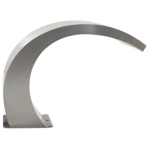 Fontanna do basenu z LED, stal nierdzewna, 30x60x45 cm Fontanna do basenu z LED, stal nierdzewna, 30x60x45 cm