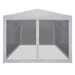 Namiot imprezowy z 4 siatkowymi ściankami, 3 x 3 m