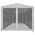 Namiot imprezowy z 6 siatkowymi ściankami, 6x3 m