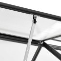 Szklarnia z ramą podstawy, antracytowa, aluminiowa, 4,75 m²