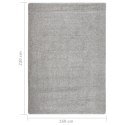 Dywan shaggy, jasnoszary, 160x230 cm, antypoślizgowy