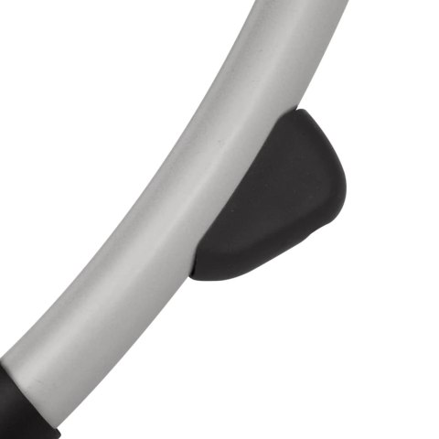 Leżak z geometryczną ramą stalowy, kremowy