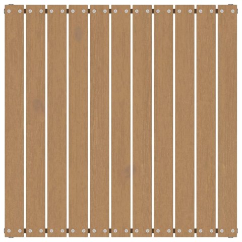 3-cz. zestaw wypoczynkowy do ogrodu, miodowy brąz, sosnowy