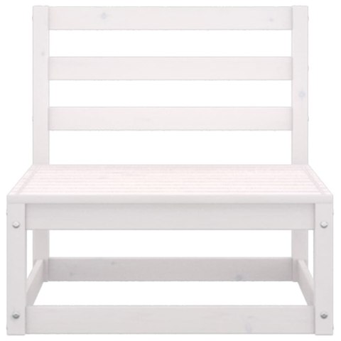 2-cz. zestaw wypoczynkowy do ogrodu, z poduszkami, biały, sosna