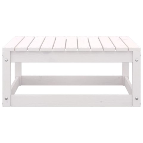 2-cz. zestaw wypoczynkowy do ogrodu, z poduszkami, biały, sosna