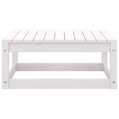 2-cz. zestaw wypoczynkowy do ogrodu, z poduszkami, biały, sosna