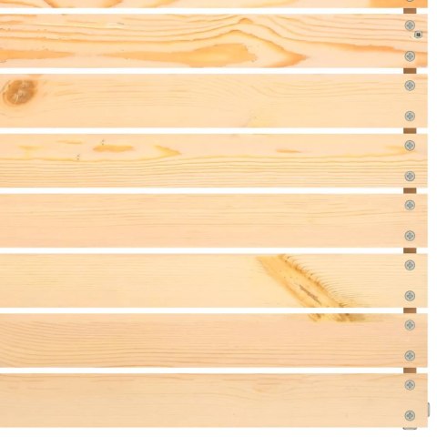 Ogrodowe siedziska narożne, 2 szt., lite drewno sosnowe