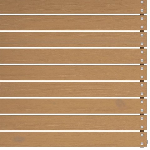 Ogrodowe siedziska środkowe, kremowe poduszki, 2 szt., sosna