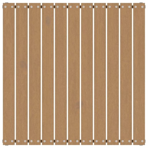 Stołki ogrodowe z poduszkami, 2 szt., miodowy brąz, sosnowe