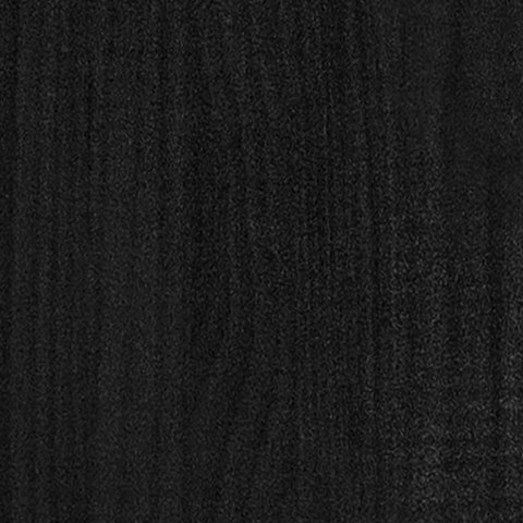 4-poziomowy regał na książki, czarny, 80x30x140, sosnowy