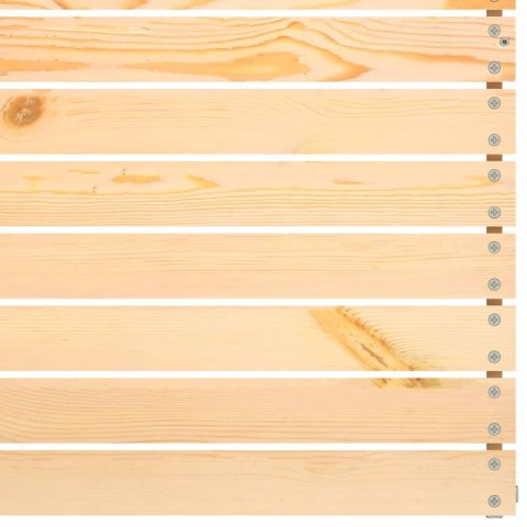 Ogrodowe siedzisko narożne z antracytowymi poduszkami, sosnowe